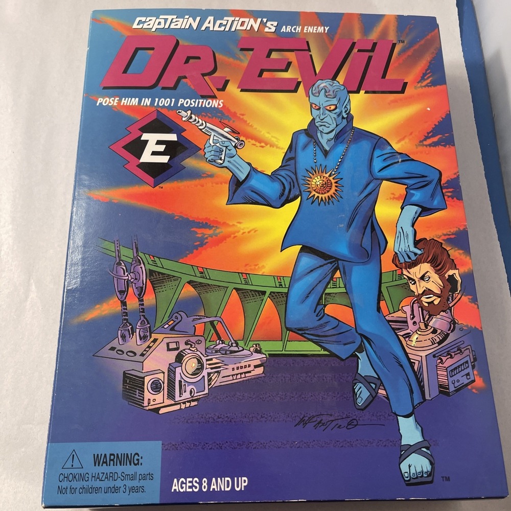 DR. EVIL Captain Action Arch Enemy Playing Mantis Villain Series New 1998 - Picture 16 of 16